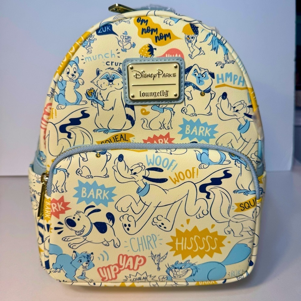 NWT. Disney Parks Loungefly Disney Critters Chaos Mini backpack